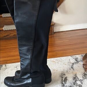 Stuart Weitzman Black Heeled Boots